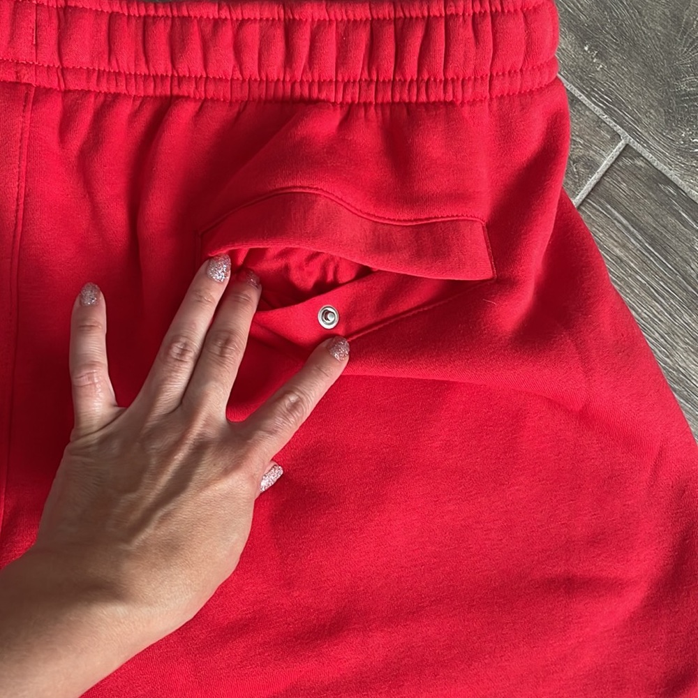 NWT Nike Men’s Red Standard Fit Sweat Shorts sz XXL - Picture 8 of 12